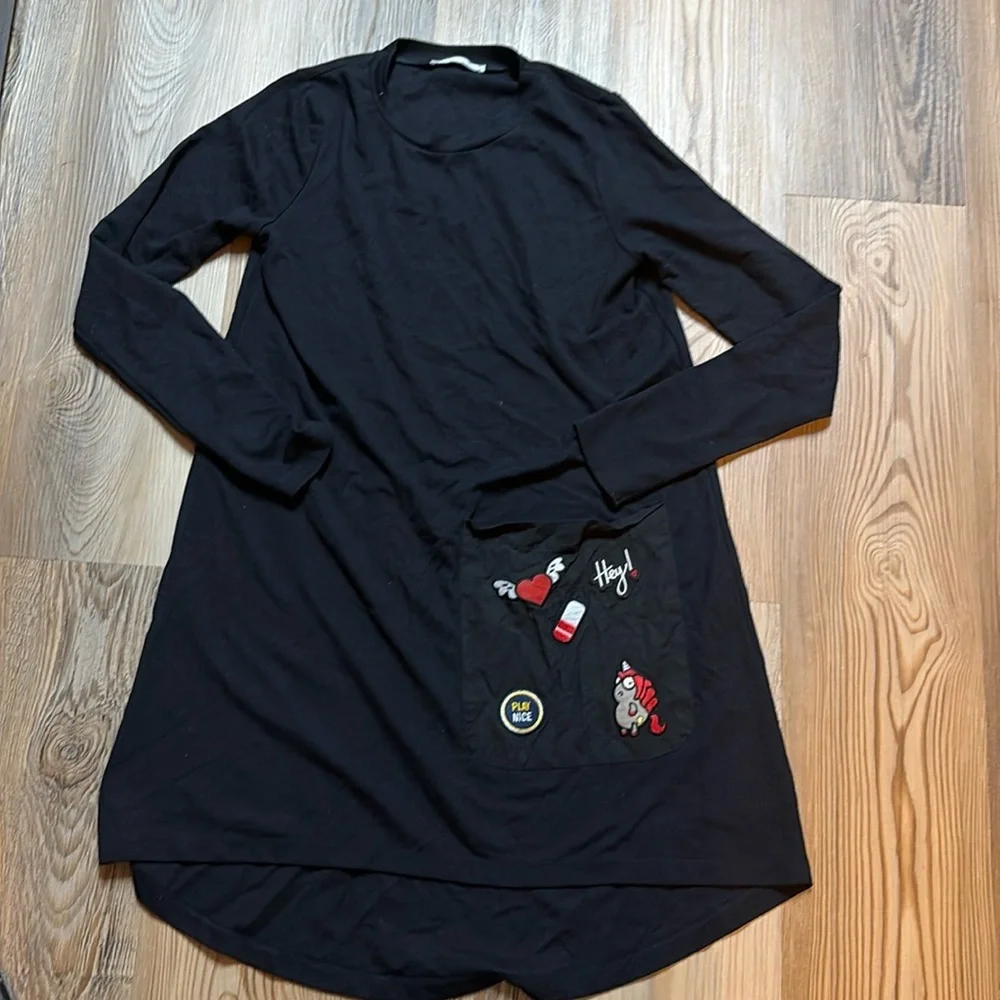 zara embroidered tunic dress Zara Embroidered Blouse Tunic Dress